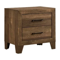 3pc Queen Quail Bedroom Set With 2 Nightstands Rustic Light Walnut - HOMES: Inside + Out 8 3pc Queen Quail Bedroom Set With 2 Nightstands Rustic Light Walnut - HOMES: Inside + Out -Inside out home GUEST ac69c3a3 045b 43b9 893d 6a231470bab1