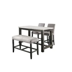 4pc Norelo Counter Height Dining Set - HOMES: Inside + Out -Inside out home GUEST ad4081e5 497f 4484 b729 8737ef5dbbb3