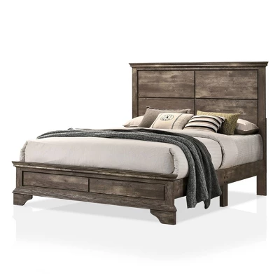 5pc Jacobia Rustic Bedroom Set Gray - HOMES: Inside + Out 7 5pc Jacobia Rustic Bedroom Set Gray - HOMES: Inside + Out - Image 7