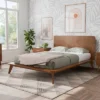 HOMES: Inside + Out Riverstone Mid-Century Modern Platform Bed