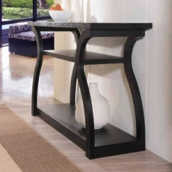 Persephone Console Table Black - HOMES: Inside + Out