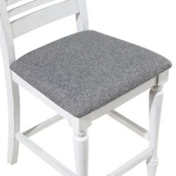 5pc Cambrien Rustic Farmhouse Counter Height Dining Set Antique White/Gray - HOMES: Inside + Out 8 5pc Cambrien Rustic Farmhouse Counter Height Dining Set Antique White/Gray - HOMES: Inside + Out -Inside out home GUEST b43140c9 8da2 4175 bcdb 8c2454794009