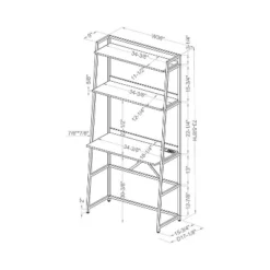 Maybole Writing Desk With Bookcase And USB Plug - HOMES: Inside + Out 9 Maybole Writing Desk With Bookcase And USB Plug - HOMES: Inside + Out -Inside out home GUEST b6ad9d4e c698 40db 8ec7 dca060eac386