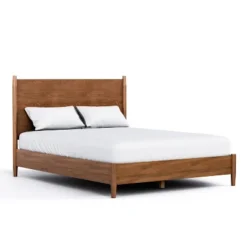 HOMES: Inside + Out 3pc Full Riverstone Mid-Century Modern Bedroom Set With 2 Nightstands Walnut -Inside out home GUEST b73deeb8 3b2a 4027 9be9 52323196d6e7
