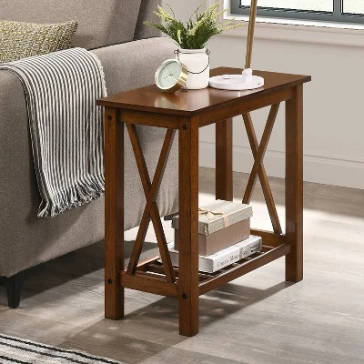 Pluff 1 Shelf Side Table - HOMES: Inside + Out 1 Pluff 1 Shelf Side Table - HOMES: Inside + Out
