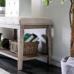 Wixam Tufted Bench Beige/Brown - HOMES: Inside + Out 9 Wixam Tufted Bench Beige/Brown - HOMES: Inside + Out -Inside out home GUEST be87a84a e137 42e6 97ed ece849448e88