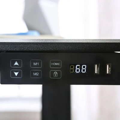 Baron Contemporary Adjustable Office Stand Up Table Large - HOMES: Inside + Out 2 Baron Contemporary Adjustable Office Stand Up Table Large - HOMES: Inside + Out - Image 2