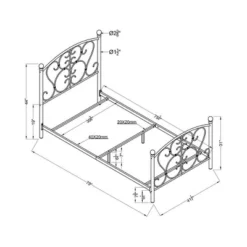 HOMES: Inside + Out Twin Allen Kids' Metal Bed - IoHOMES -Inside out home GUEST c1a509e4 c099 4d4d 9c0c 09cc46e35f00