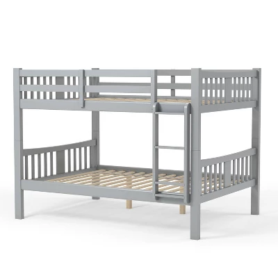 HOMES: Inside + Out Twin Over Twin Kids' Clare Bunk Bed Gray - IoHOMES 3 HOMES: Inside + Out Twin Over Twin Kids' Clare Bunk Bed Gray - IoHOMES - Image 3