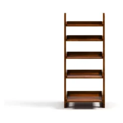 55" Claire 5 Shelf Ladder Bookcase Oak - HOMES: Inside + Out -Inside out home GUEST cc4aabaa c061 40c9 9897 d3f5ee666083