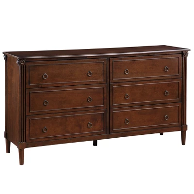 Latimer Traditional 6 Drawers Dresser - HOMES: Inside + Out 12 Latimer Traditional 6 Drawers Dresser - HOMES: Inside + Out - Image 12