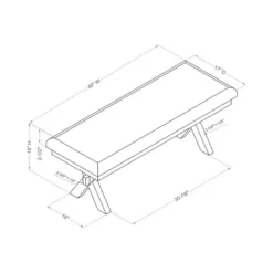 6pc Arga Solid Wood Dining Set Gray/Antique White - HOMES: Inside + Out -Inside out home GUEST d09b12f1 6932 4227 90bc 99134b5e4c14