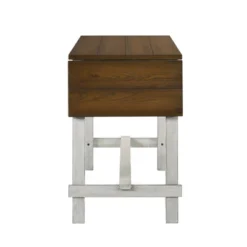 71" Shipway Counter Height Table With Drop Leaf Antique Light Oak/Antique White - HOMES: Inside + Out 12 71" Shipway Counter Height Table With Drop Leaf Antique Light Oak/Antique White - HOMES: Inside + Out -Inside out home GUEST d1466f43 306a 4830 ae62 502496bc332d