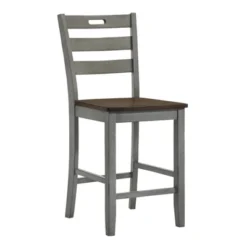 2pk Danforthe Ladder Back Counter Height Chairs - HOMES: Inside + Out -Inside out home GUEST d2c937a8 49ba 430e 9027 74ad59ebe9ec