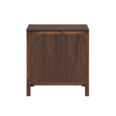Melonnes Transitional 2 Drawer Nightstand Walnut - HOMES: Inside + Out 6 Melonnes Transitional 2 Drawer Nightstand Walnut - HOMES: Inside + Out - Image 6