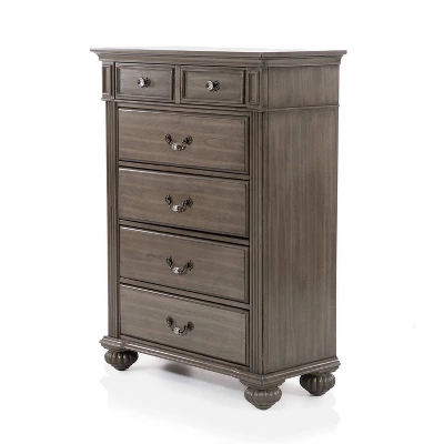 6pc Pennings Traditional Bedroom Set Gray - HOMES: Inside + Out 16 6pc Pennings Traditional Bedroom Set Gray - HOMES: Inside + Out - Image 16