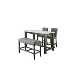 4pc Norelo Counter Height Dining Set - HOMES: Inside + Out -Inside out home GUEST da68405f f38c 48d8 9025 7bdbce563a3f