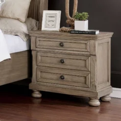 2pc Queen Earl Bedroom Set With Nightstand Gray - HOMES: Inside + Out -Inside out home GUEST da870893 5755 4be2 90dc b3b2a1052d54