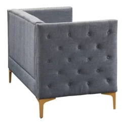 Gasper Tufted Upholstered Loveseat Light Gray - HOMES: Inside + Out 7 Gasper Tufted Upholstered Loveseat Light Gray - HOMES: Inside + Out -Inside out home GUEST dcffd195 2b26 40c2 aeff d886be3120ae
