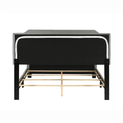 Amando Button Tufted Upholstered Bed - HOMES: Inside + Out 5 Amando Button Tufted Upholstered Bed - HOMES: Inside + Out - Image 5