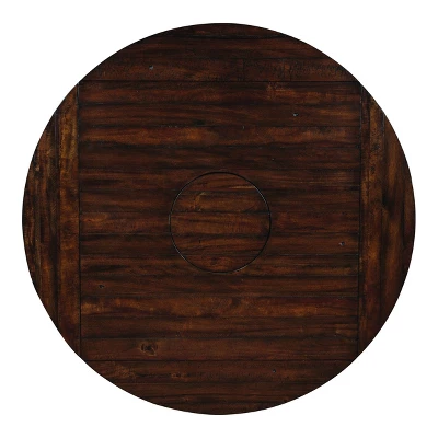 65" Drago Round Counter Height Dining Table Red - HOMES: Inside + Out 2 65" Drago Round Counter Height Dining Table Red - HOMES: Inside + Out - Image 2