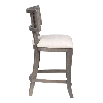 Roben Woven Cane Back Counter Height Barstools - HOMES: Inside + Out 5 Roben Woven Cane Back Counter Height Barstools - HOMES: Inside + Out - Image 5