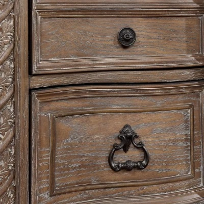 2pc Lellen Dresser And Mirror Set Rustic Natural Tone - HOMES: Inside + Out 5 2pc Lellen Dresser And Mirror Set Rustic Natural Tone - HOMES: Inside + Out - Image 5