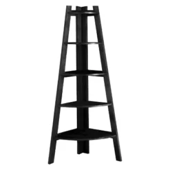 63.25" Lynch 5 Shelf Corner Bookcase - HOMES: Inside + Out 10 63.25" Lynch 5 Shelf Corner Bookcase - HOMES: Inside + Out -Inside out home GUEST e029db51 e774 413c 8a8c aad3cefadcfa