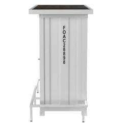 Locust Bar Table With Seven Color LED Strip White - HOMES: Inside + Out -Inside out home GUEST e4f2d68a 72c0 4cbf a4e1 771a13b4e8d9