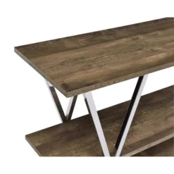 47" Seto 3 Shelf Console Table Dark Oak - HOMES: Inside + Out 7 47" Seto 3 Shelf Console Table Dark Oak - HOMES: Inside + Out -Inside out home GUEST e71d22c7 3f79 482d ae75 75c399d645ca