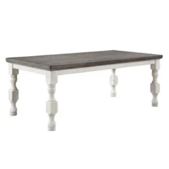 5pc Cambrien Rustic Farmhouse Dining Set Antique White/Gray - HOMES: Inside + Out 9 5pc Cambrien Rustic Farmhouse Dining Set Antique White/Gray - HOMES: Inside + Out -Inside out home GUEST e8e4b6fd 0c77 40d2 b522 a88611d541ff