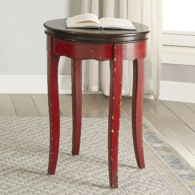 Fuchs Vintage Style Side Table Red - HOMES: Inside + Out 2 Fuchs Vintage Style Side Table Red - HOMES: Inside + Out - Image 2