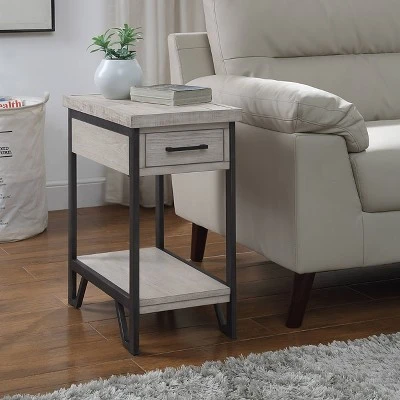 Imbraxa 1 Drawer Side Table - HOMES: Inside + Out 1 Imbraxa 1 Drawer Side Table - HOMES: Inside + Out