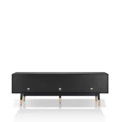 Vanore Mid-Century 3 Drawer TV Stand For TVs Up To 80" Black - HOMES: Inside + Out 15 Vanore Mid-Century 3 Drawer TV Stand For TVs Up To 80" Black - HOMES: Inside + Out -Inside out home GUEST ec69b62f e951 4cb2 ae72 19b0458391f4
