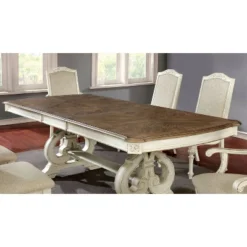 Bernerd Pedestal Base Extendable Dining Table White - HOMES: Inside + Out 7 Bernerd Pedestal Base Extendable Dining Table White - HOMES: Inside + Out -Inside out home GUEST ed182503 6249 4109 9d49 41195019dcae