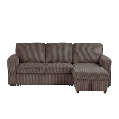 HOMES: Inside + Out Paeke Sleeper Sectional Sofa Corduroy With Storage Chaise And Reversible 17 HOMES: Inside + Out Paeke Sleeper Sectional Sofa Corduroy With Storage Chaise And Reversible - Image 17