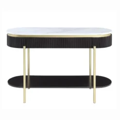 Cartehena Faux Marble Sofa Table With Drawer - HOMES: Inside + Out -Inside out home GUEST f33ad3e5 1008 4e2e b726 b7314b1becb8