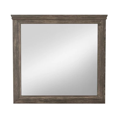 6pc Jacobia Rustic Bedroom Set Gray - HOMES: Inside + Out 5 6pc Jacobia Rustic Bedroom Set Gray - HOMES: Inside + Out - Image 5