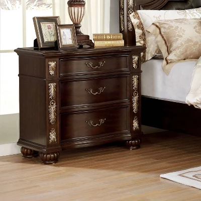 2pc Queen Mullberry Traditional Bedroom Set Brown Cherry/Espresso - HOMES: Inside + Out 3 2pc Queen Mullberry Traditional Bedroom Set Brown Cherry/Espresso - HOMES: Inside + Out - Image 3
