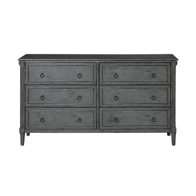 Latimer Traditional 6 Drawers Dresser - HOMES: Inside + Out 3 Latimer Traditional 6 Drawers Dresser - HOMES: Inside + Out - Image 3