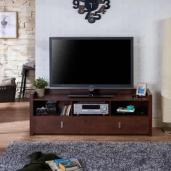 Flatcar Multi Functional Storage TV Stand For TVs Up To 65" Vintage Walnut - HOMES: Inside + Out 12 Flatcar Multi Functional Storage TV Stand For TVs Up To 65" Vintage Walnut - HOMES: Inside + Out -Inside out home GUEST fba7f8e4 8233 42ee 8782 da4c1c9b3b05
