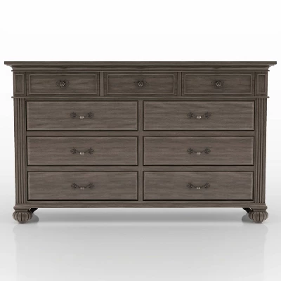 Pennings 9 Drawer Dresser Gray - HOMES: Inside + Out 4 Pennings 9 Drawer Dresser Gray - HOMES: Inside + Out - Image 4