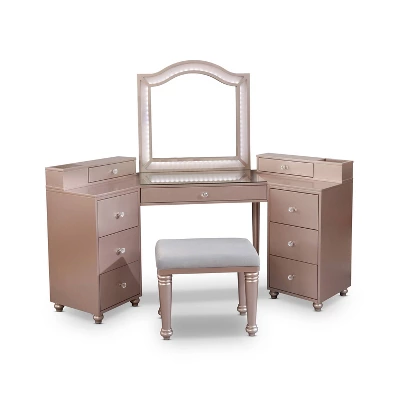 Urman Storage Drawers Vanity Set - HOMES: Inside + Out 7 Urman Storage Drawers Vanity Set - HOMES: Inside + Out - Image 7