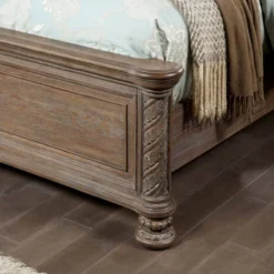 5pc Lellen Bedroom Set Beige/Rustic Natural Tone - HOMES: Inside + Out -Inside out home GUEST ff7bd58f 02a5 48d1 a73b 09bd72479cc3